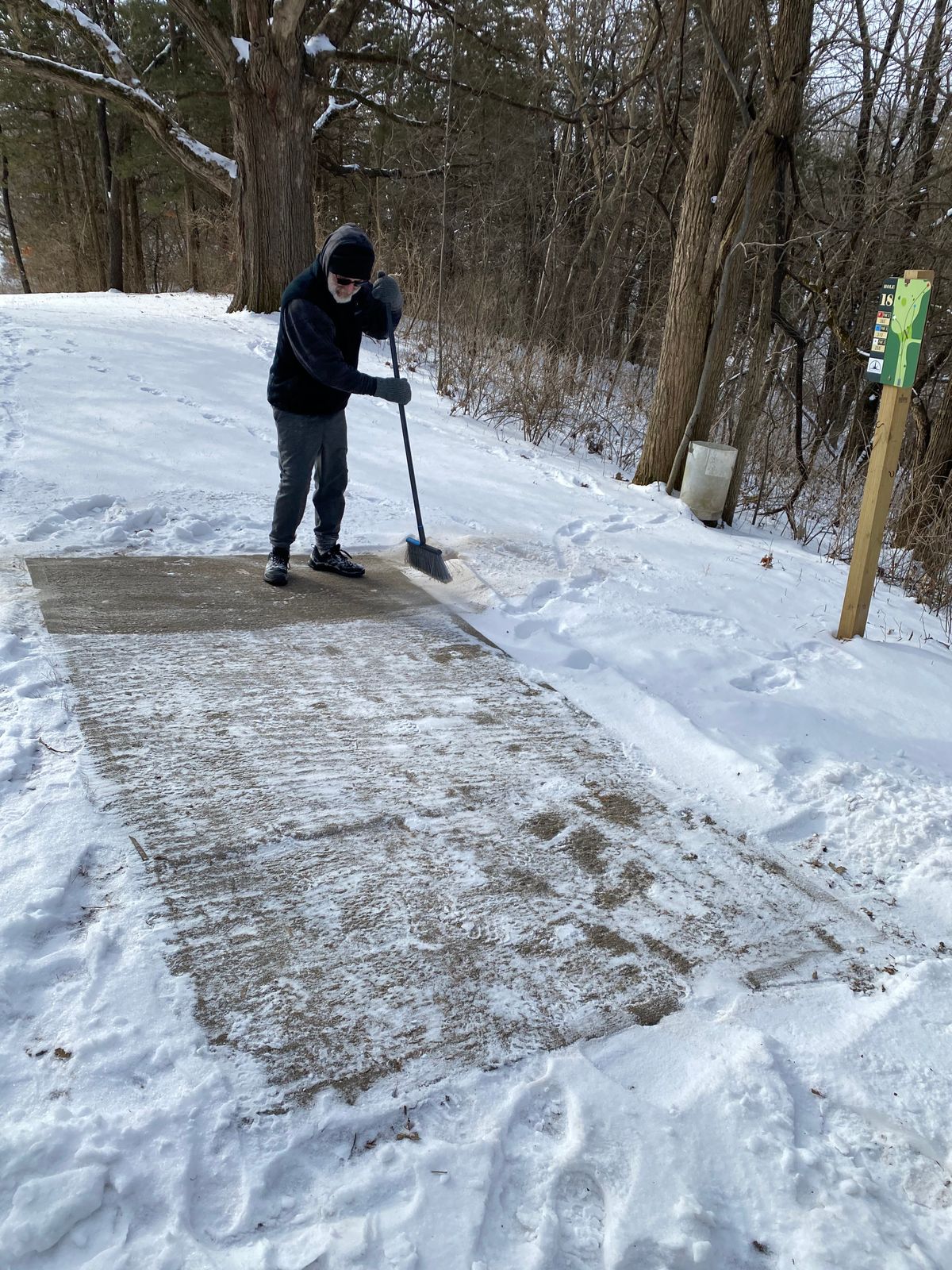 Tee pads are clear!