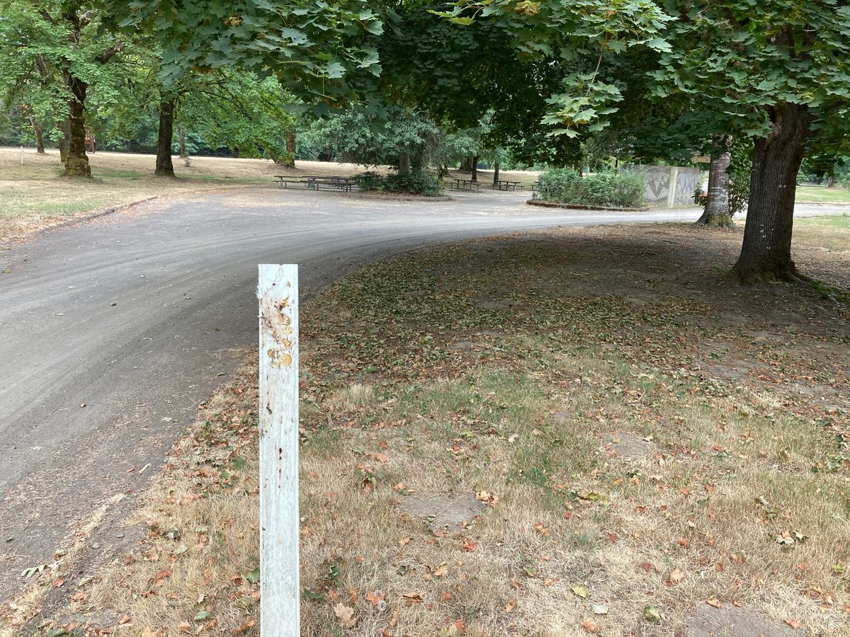 ￼This is the hole 8 based on Udisc, although there is a hole eight sign to the left