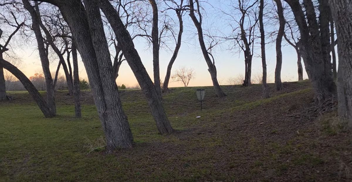 hole 4 green and basket