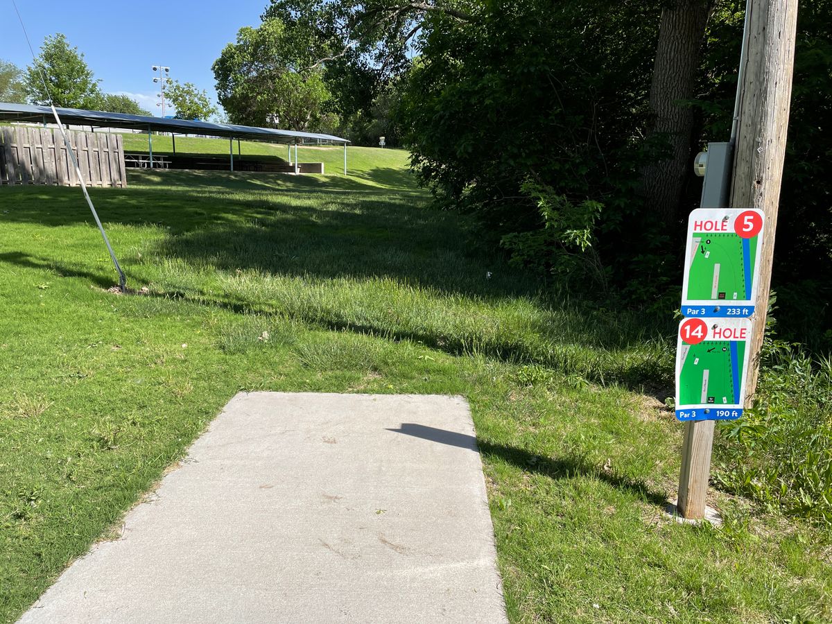 Hole 5 and 14 Tee Pad