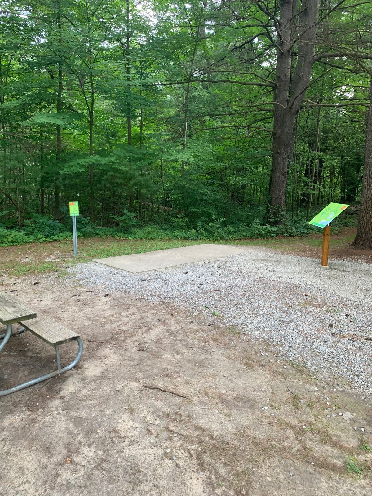 Hole 1 tee pad, new signage!