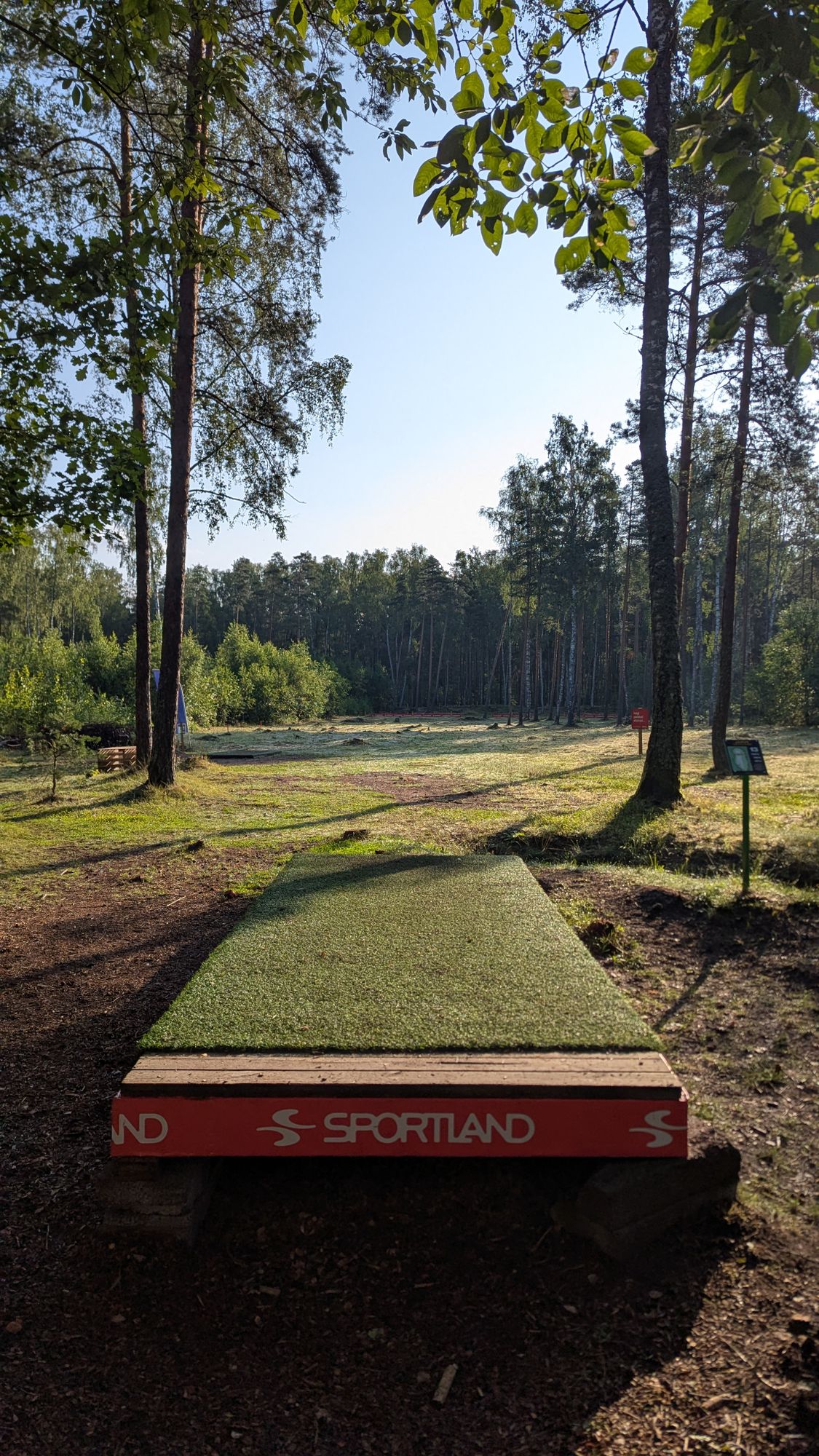 Hole 13 view from the Pro teepad.