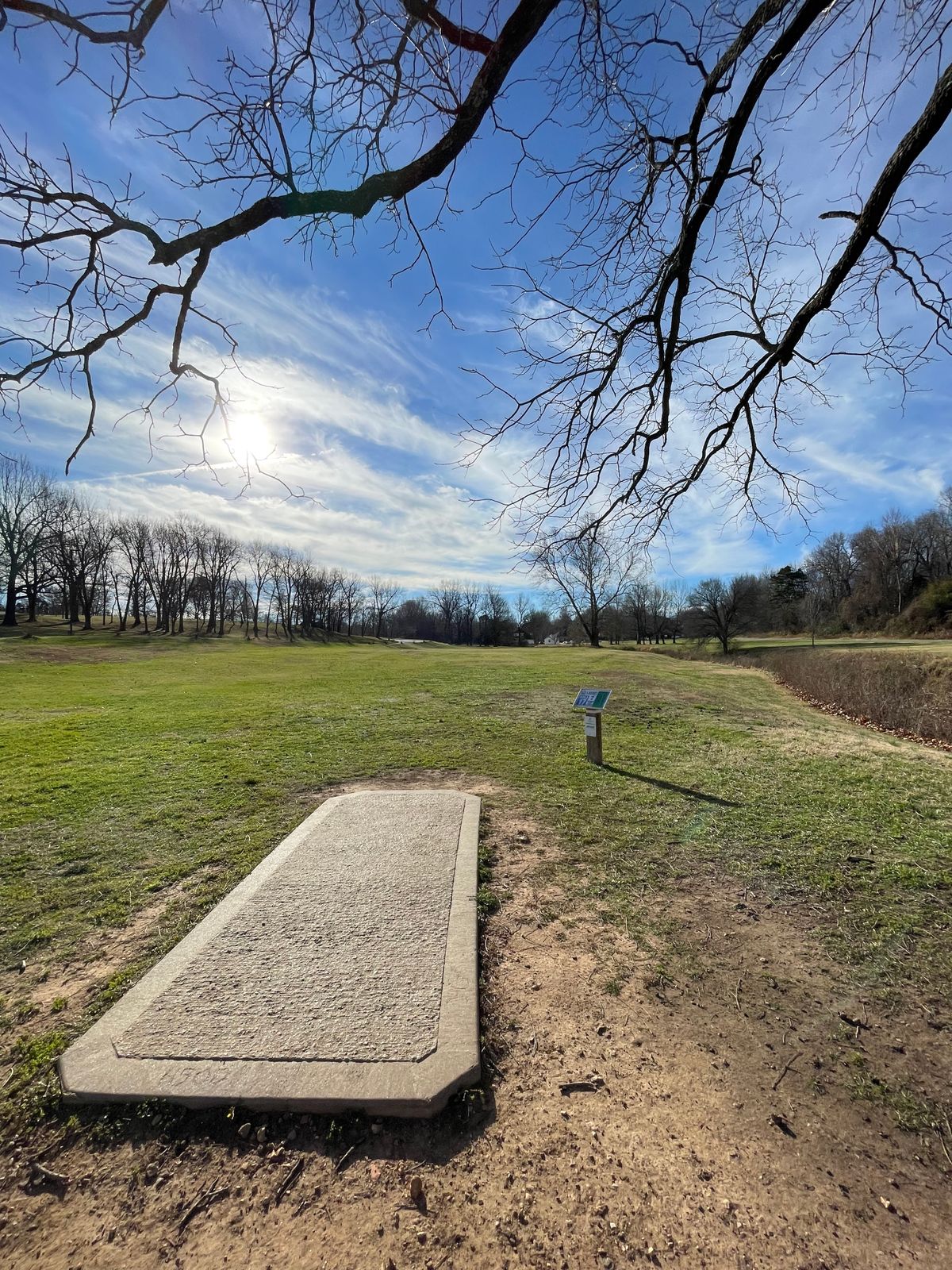 Hole 17 tee pad
