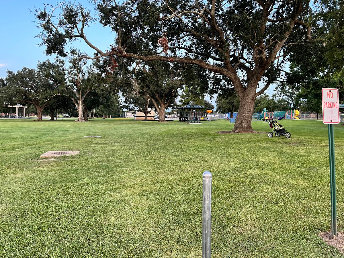 Hole 2 Green (cart represents target)