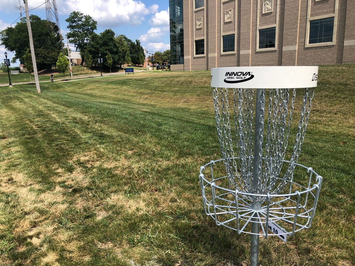 Hole 9 basket