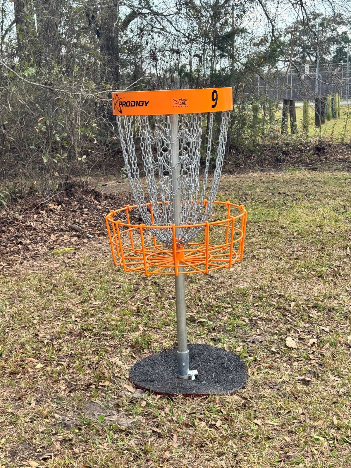 Hole 9 basket
