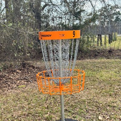 Hole 9 basket