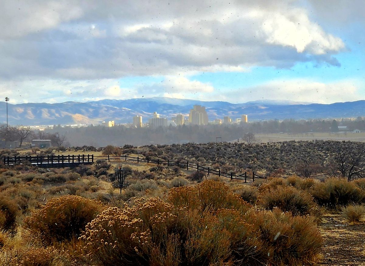 Hole 9 and downtown Reno