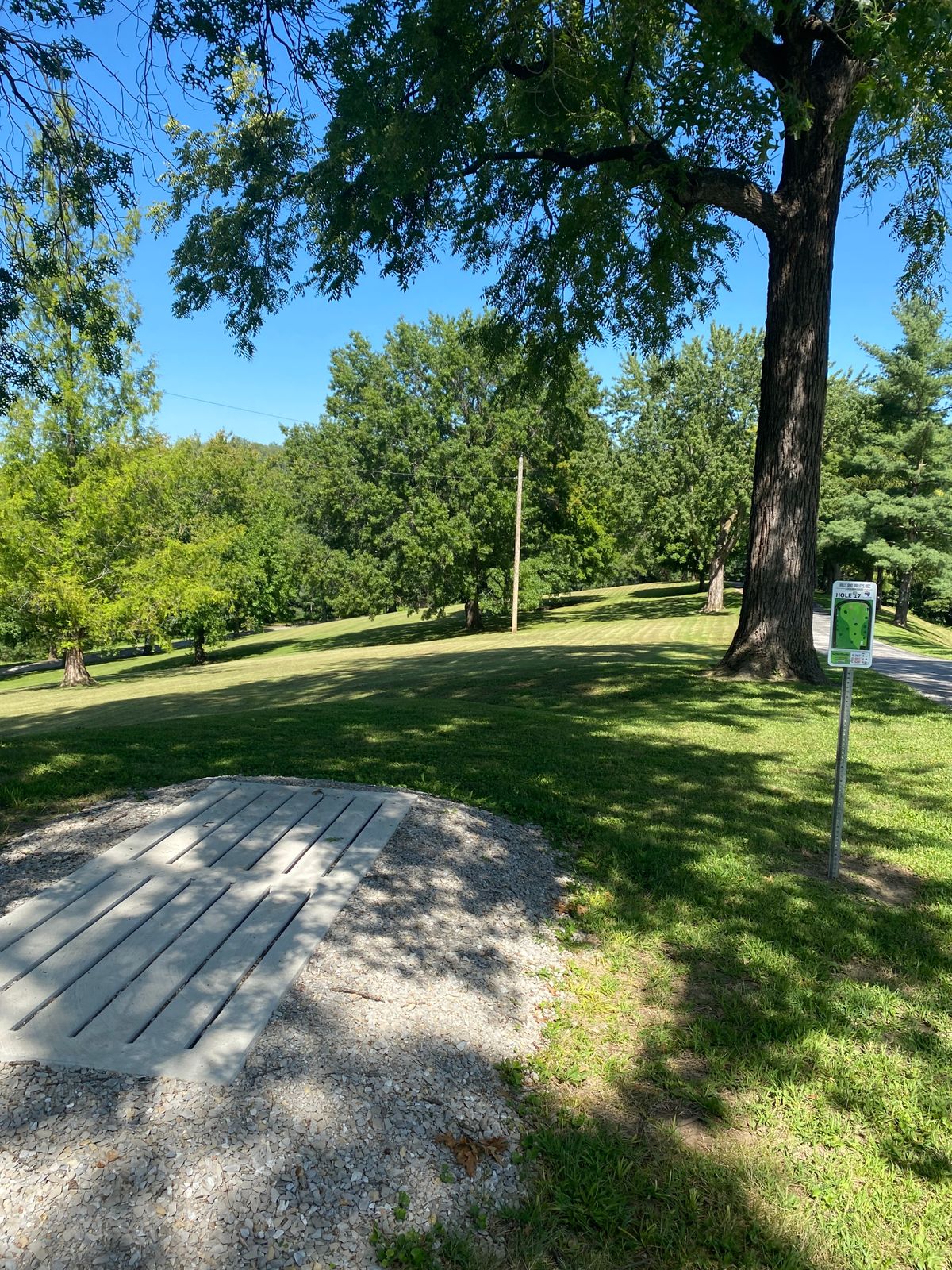 Hole 17 tee pad