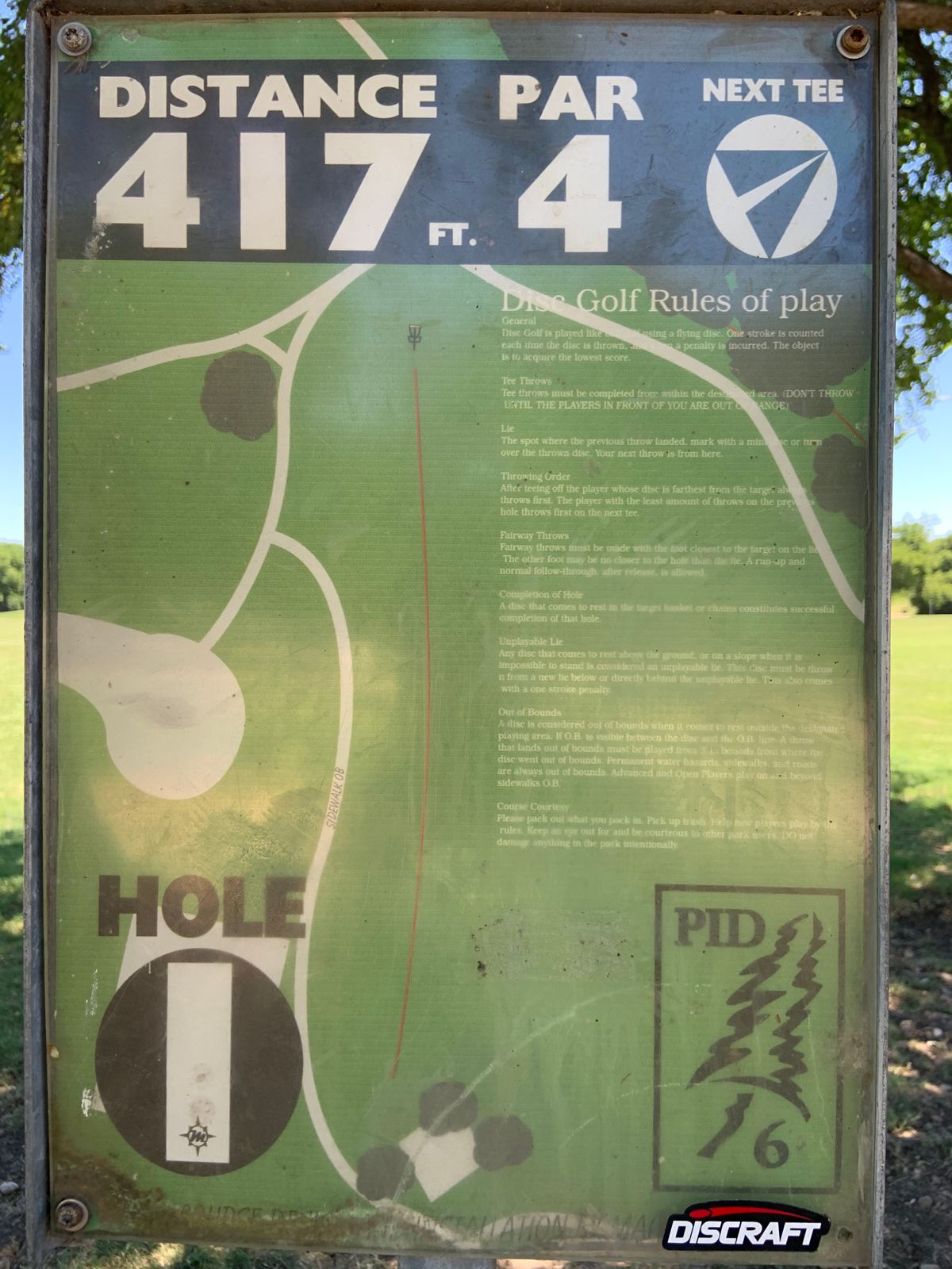 Hole 1