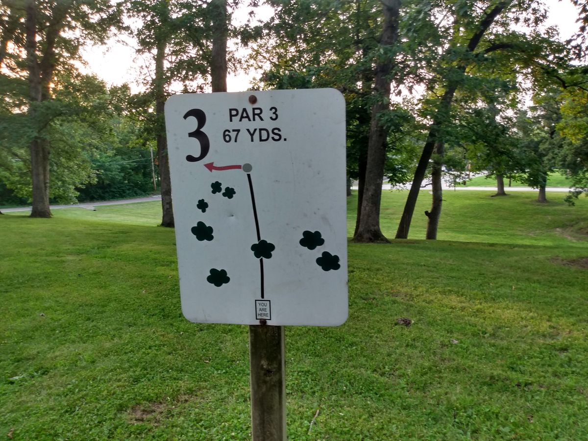 #3 sign
