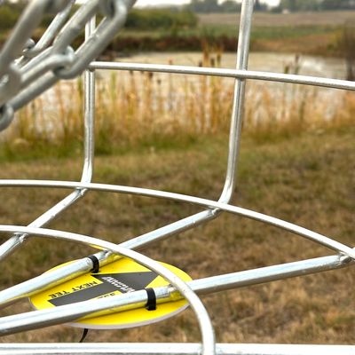 “Next Tee” markers. Basket 5.