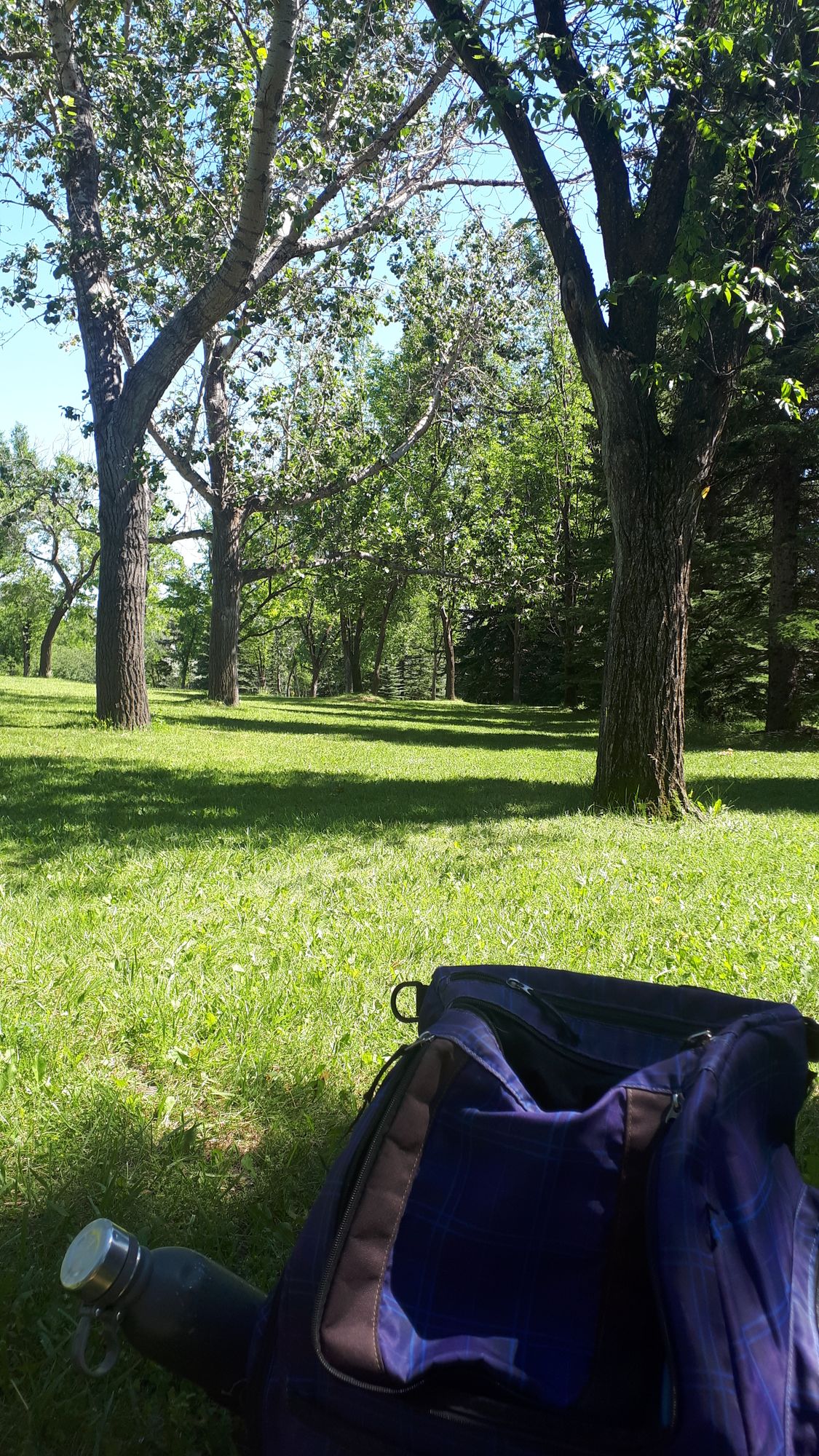Between holes 13 and 14.