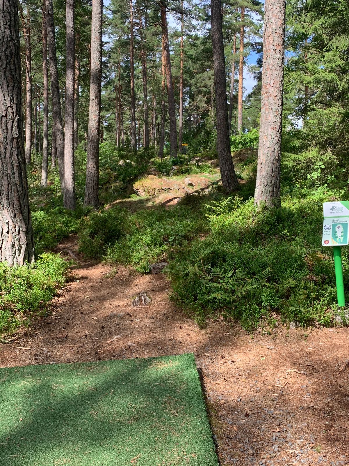 Second hole.