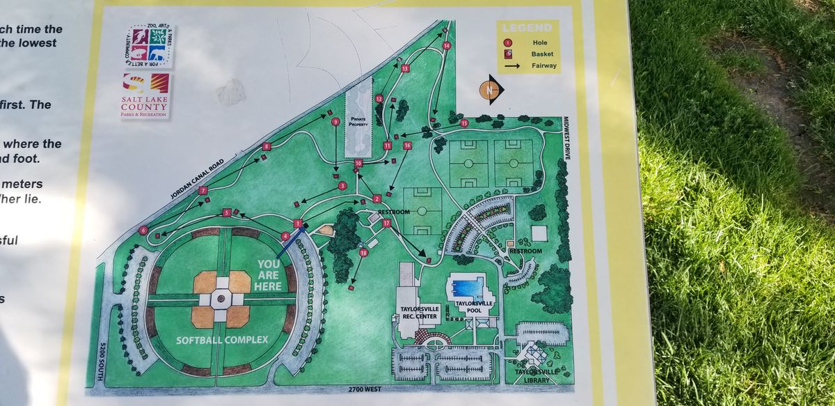 Map of course