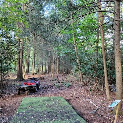 Hole 1 teepad