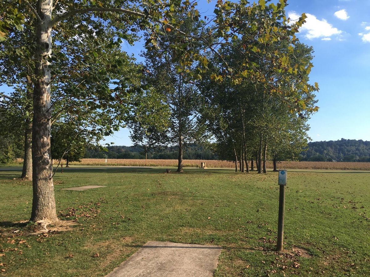 Hole 2 long tee.