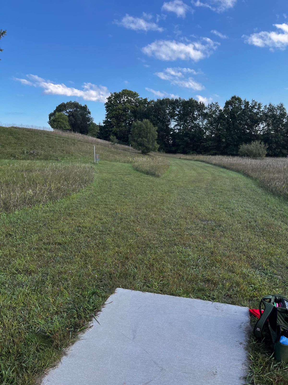 Third Pad. Lots of cut Fairways on the Front 9, most around 10 meters wide.