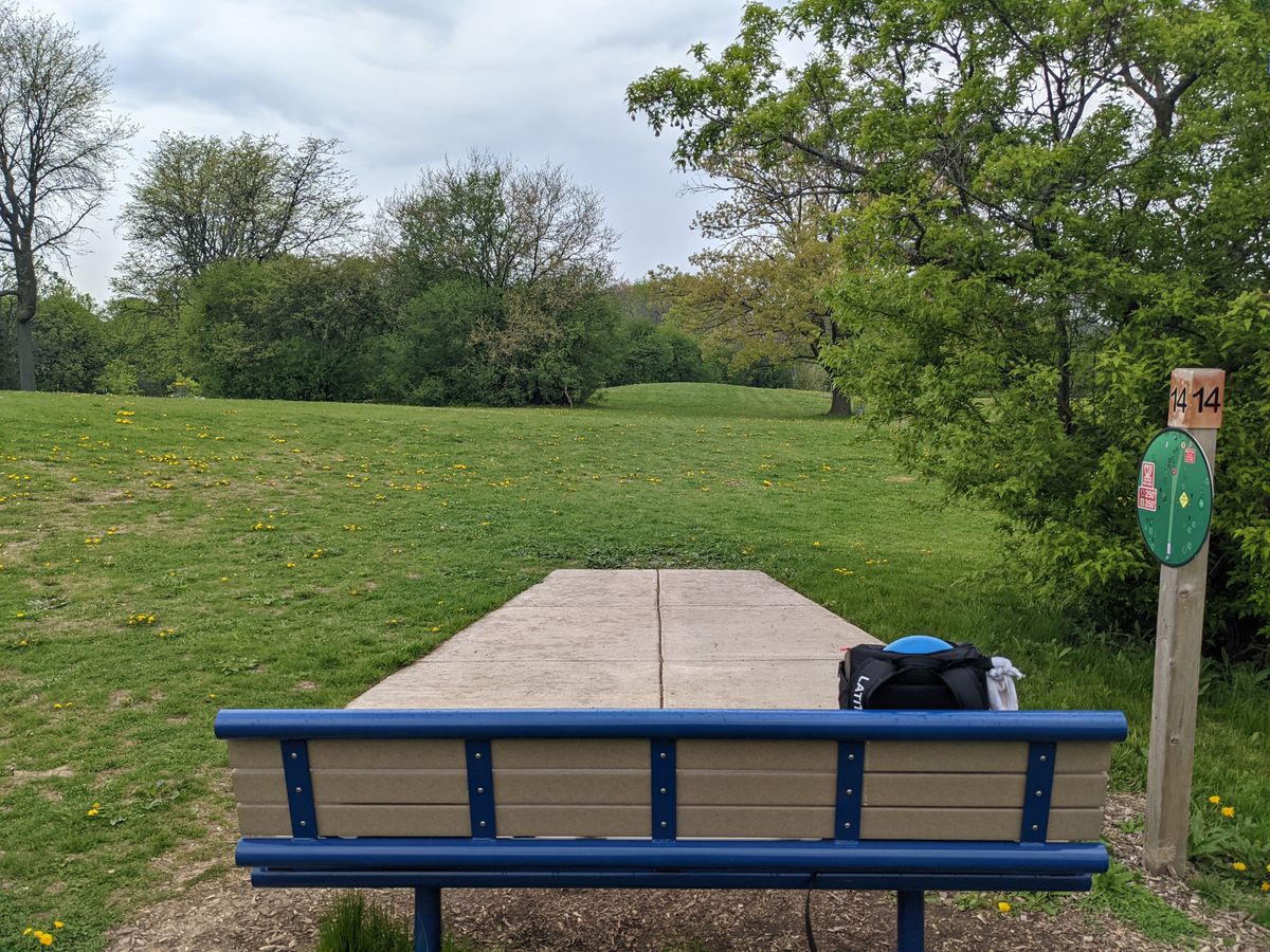Hole 14 tee pad