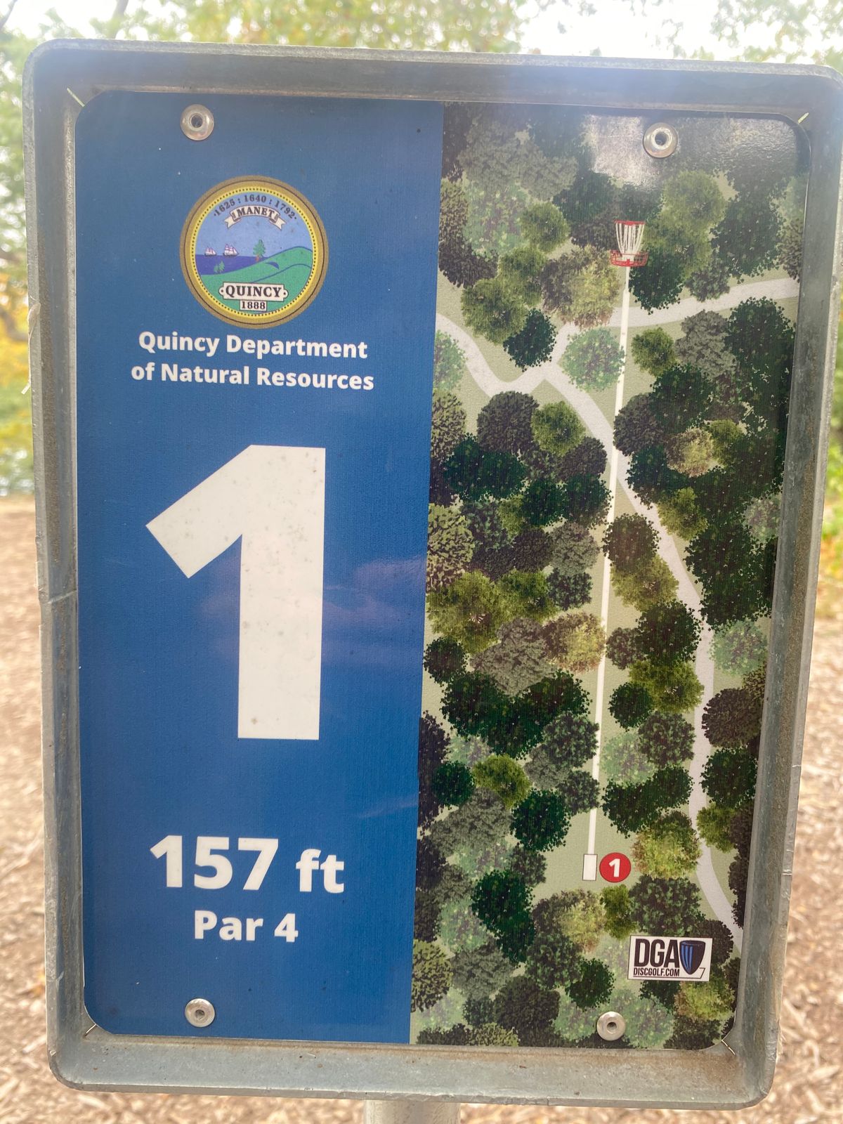 Hole 1 layout