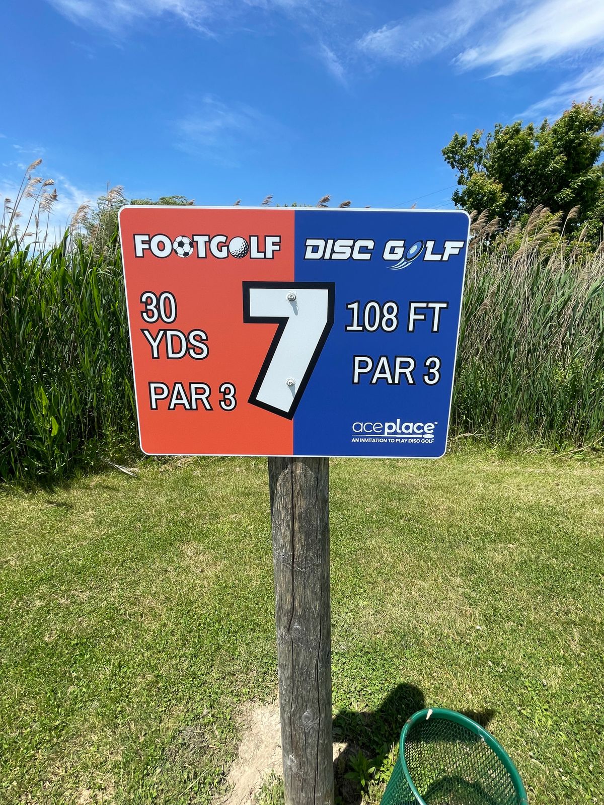 Hole 7 sign