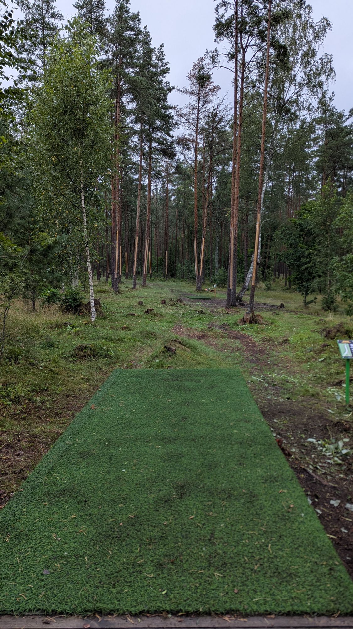 Hole 3 view from the Pro teepad, according to statistics one of the easiest par 4s on the course.