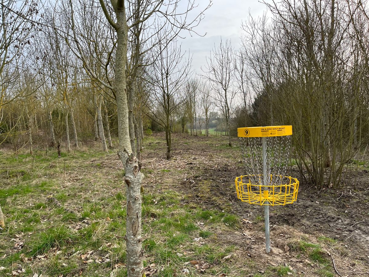 Hole 9 looking back towards tee