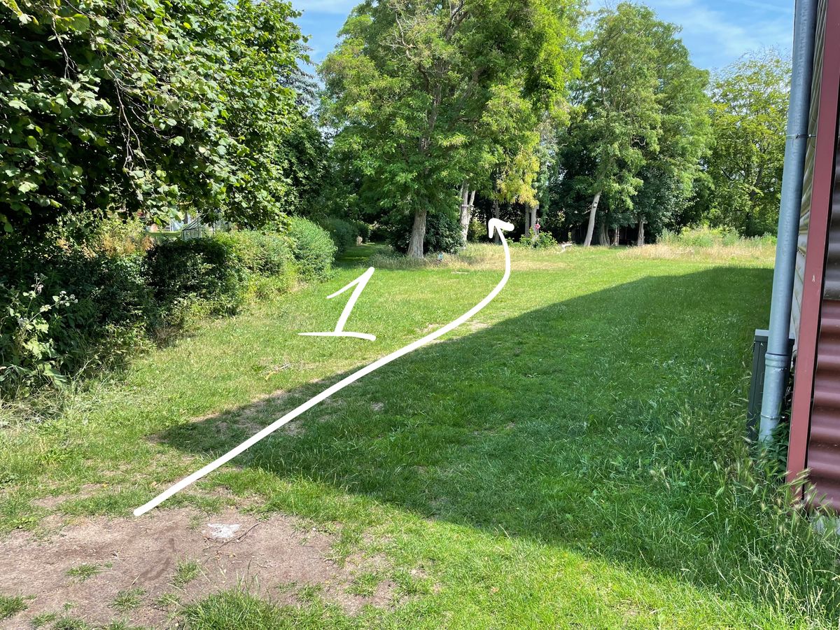 The course as it looks in 2023: Hole 1