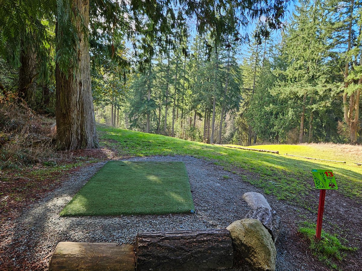 Hole 13 tee pad