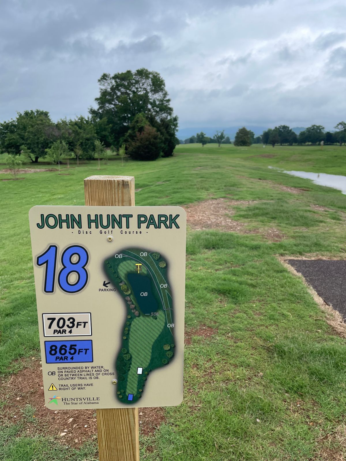 Hole 18 Blue Tee
