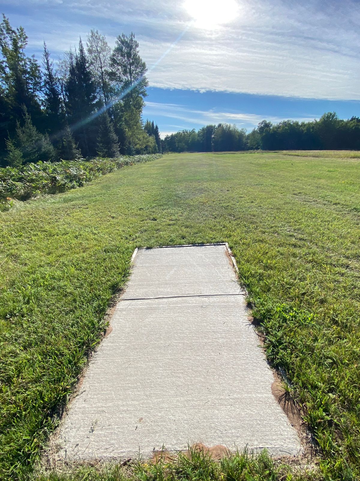 Tee pad on 3.