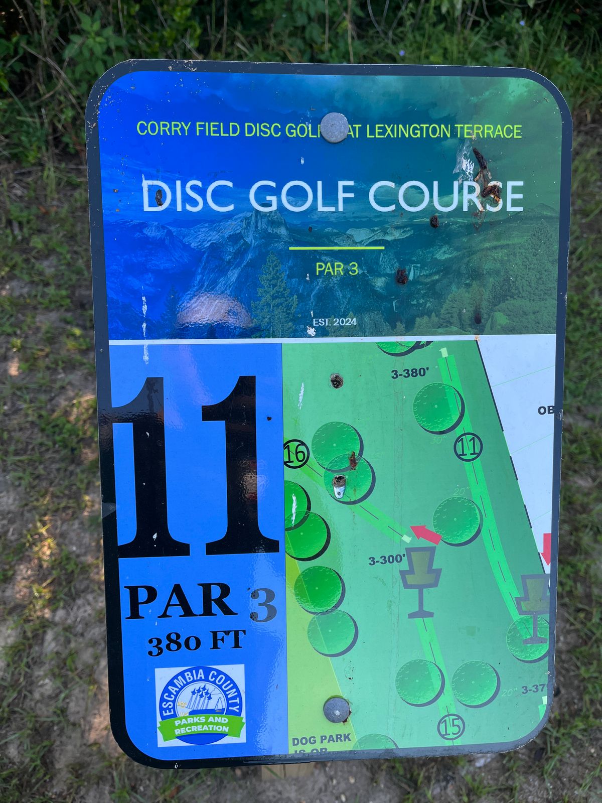 Hole 11 Sign