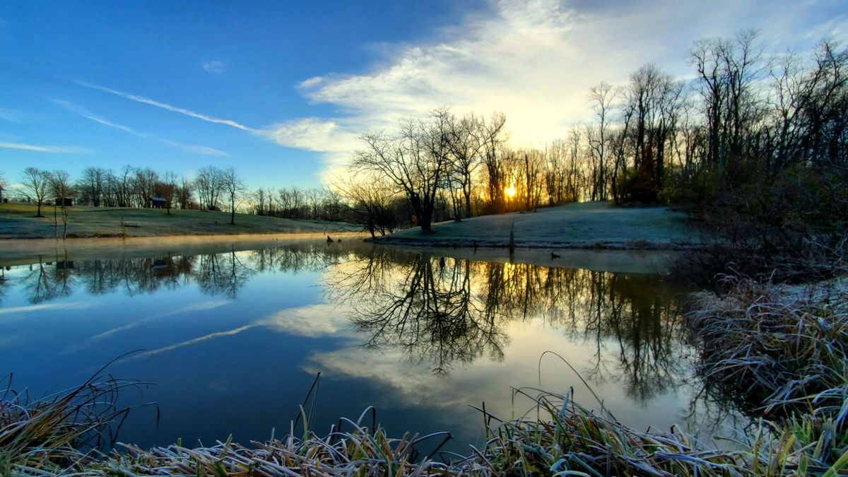 Across the water shot on hole 2