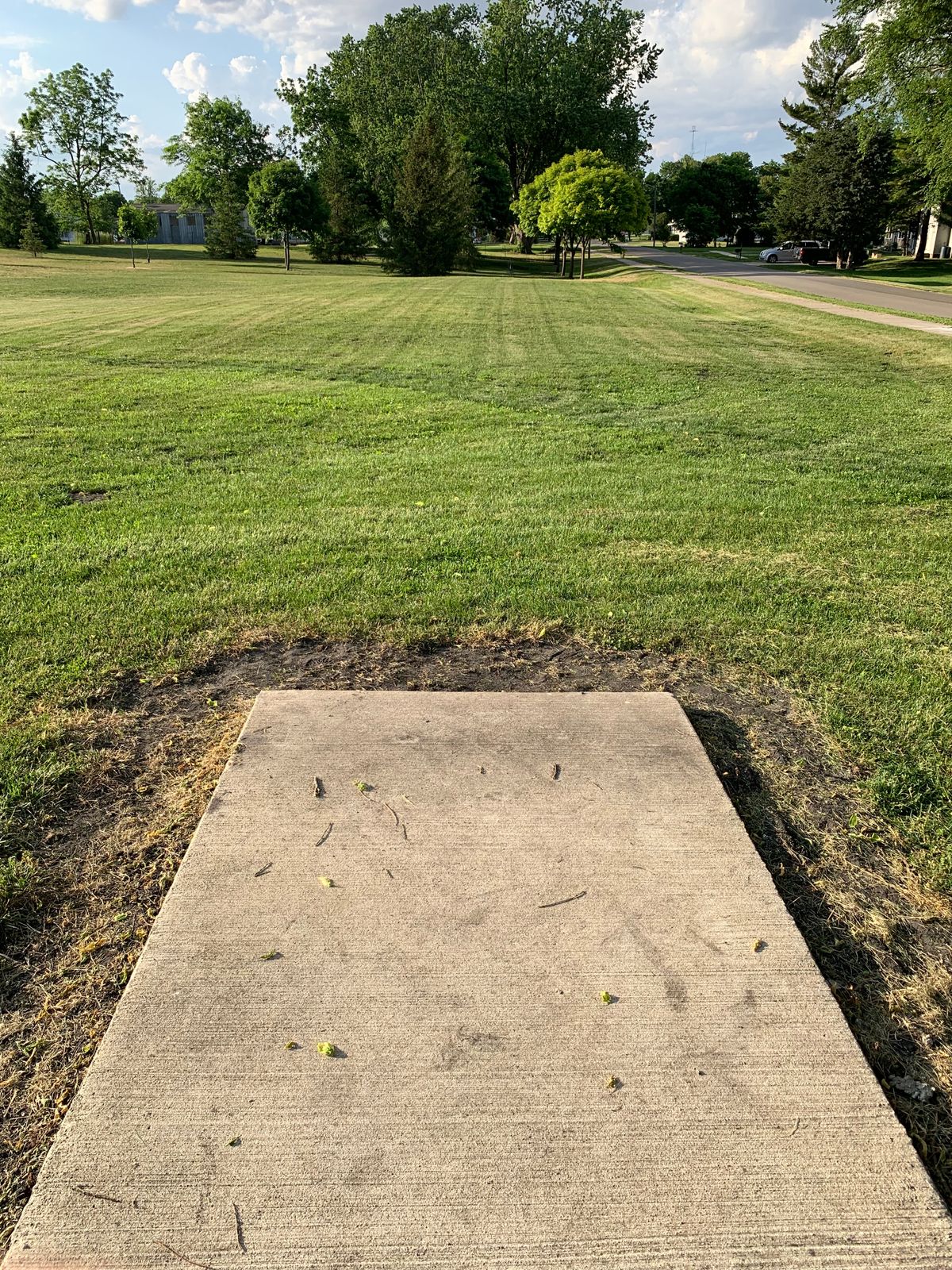 Tee sign missing for Basket 12 as of 05/31/2023.