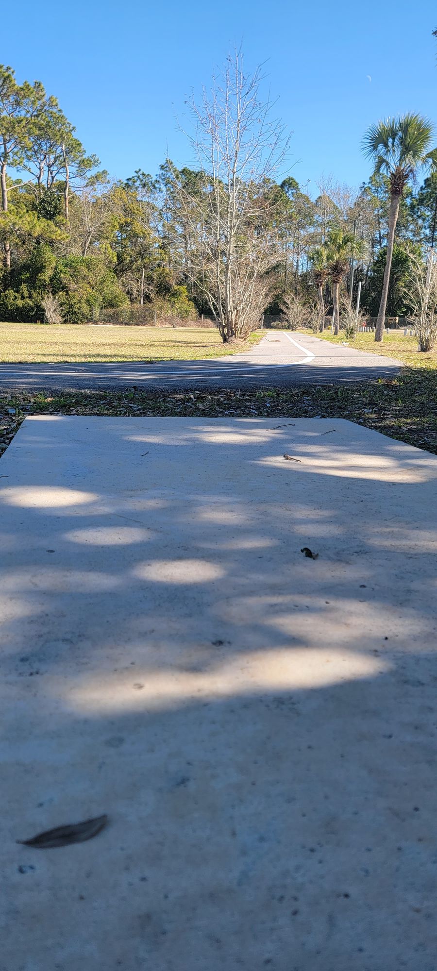 Hole 6 from tee pad