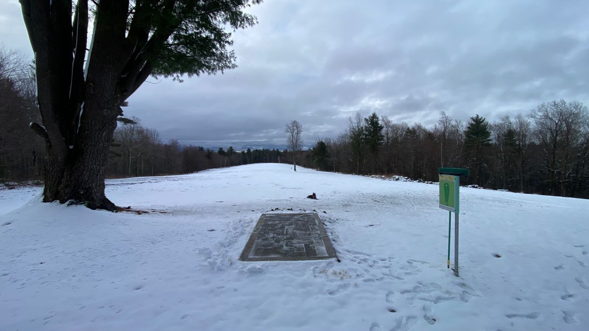 Hole 6, a freshly cleared pad on the morning of April 13Th 2025.