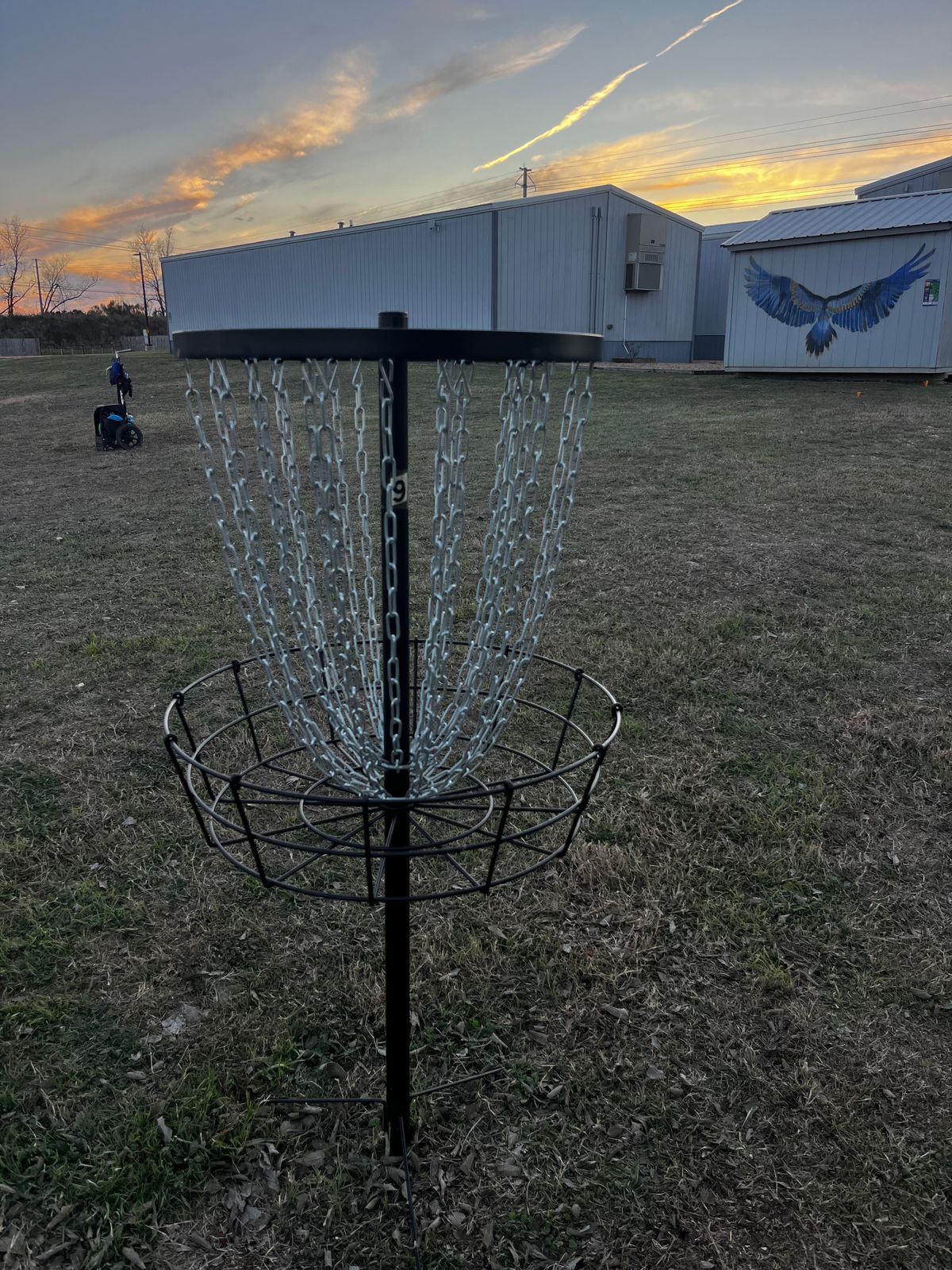 Hole 9 basket