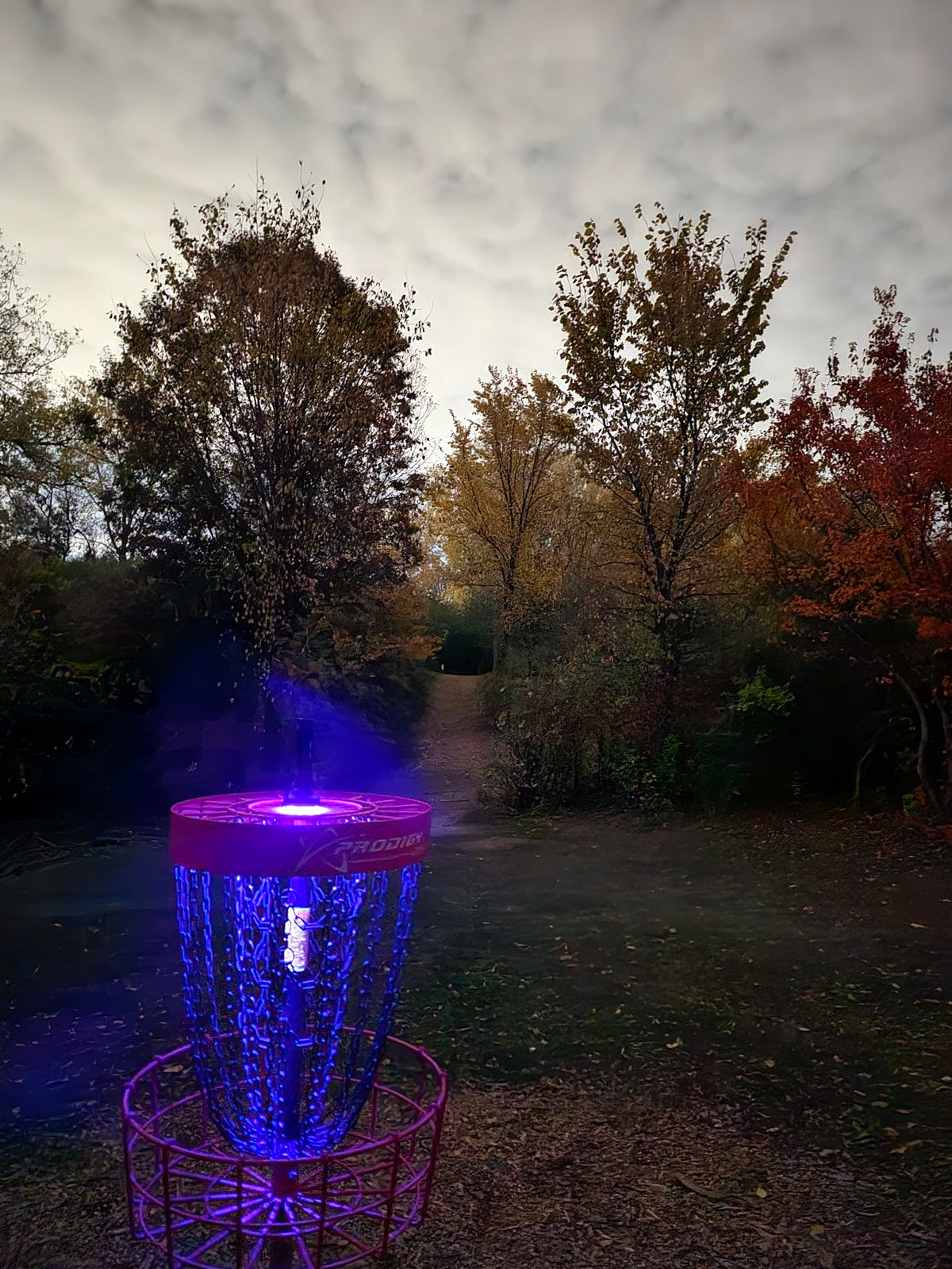 Hole 2/12 looking back at the teebox of 12. Landing zone extends about 30 feet to the left of the pin if your on the teepad.