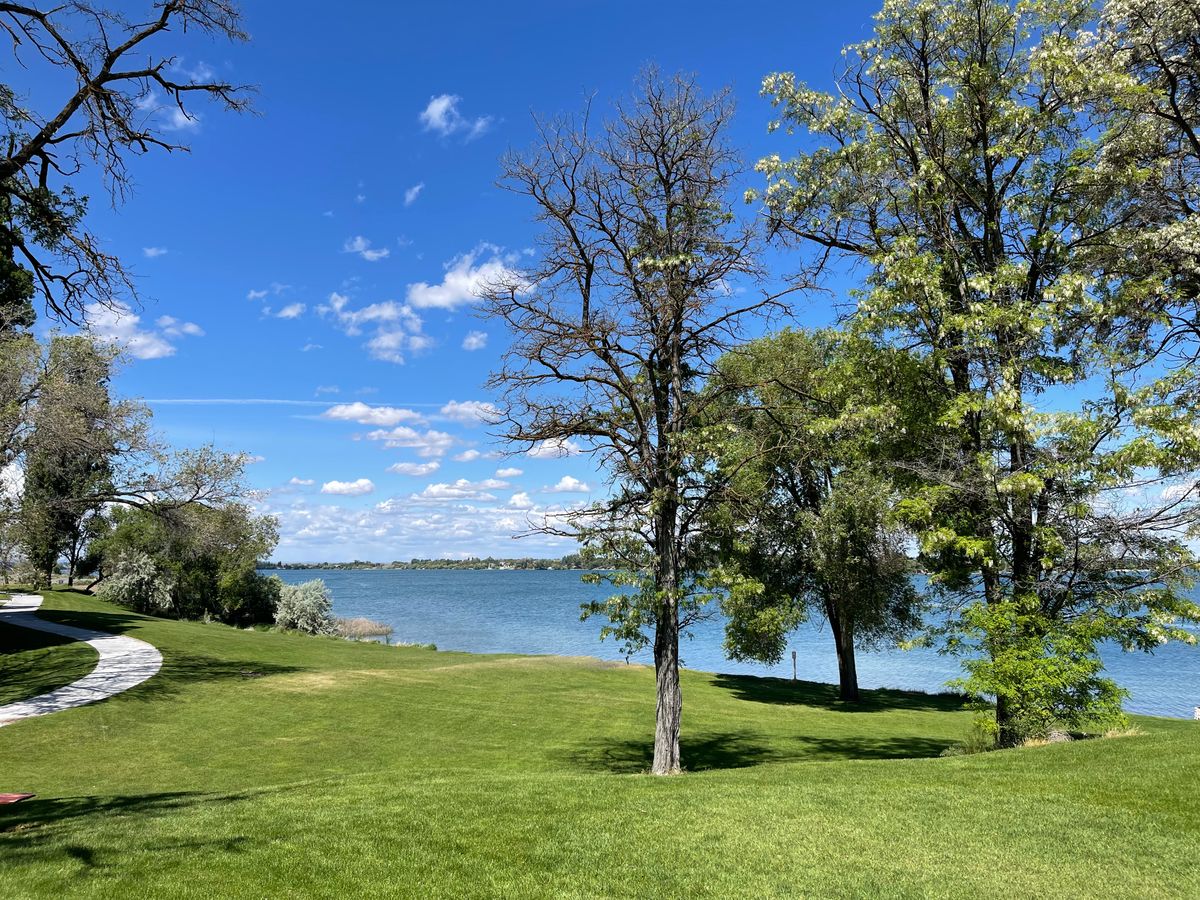 Lovely park course by the lake