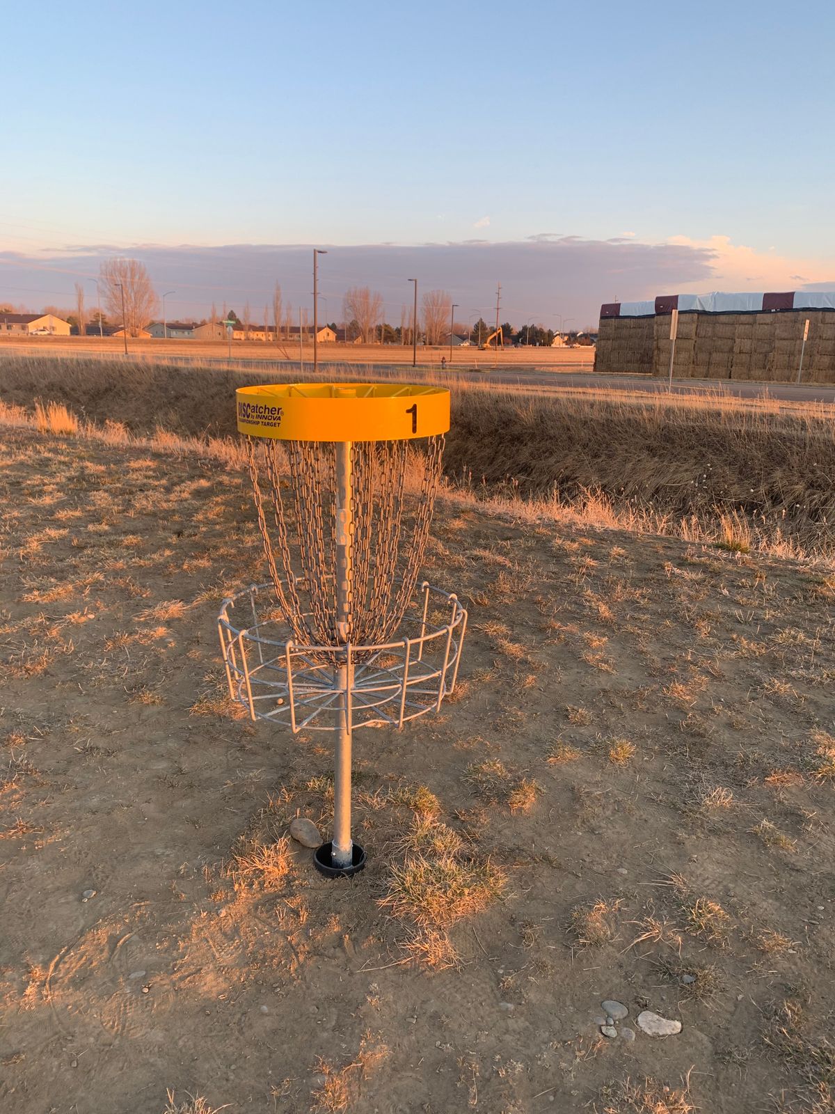 Hole 1 at sunset