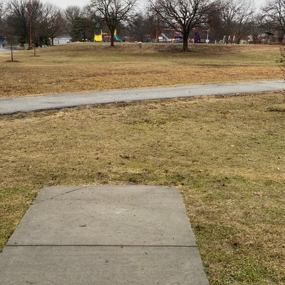 Hole 9 missing it’s sign