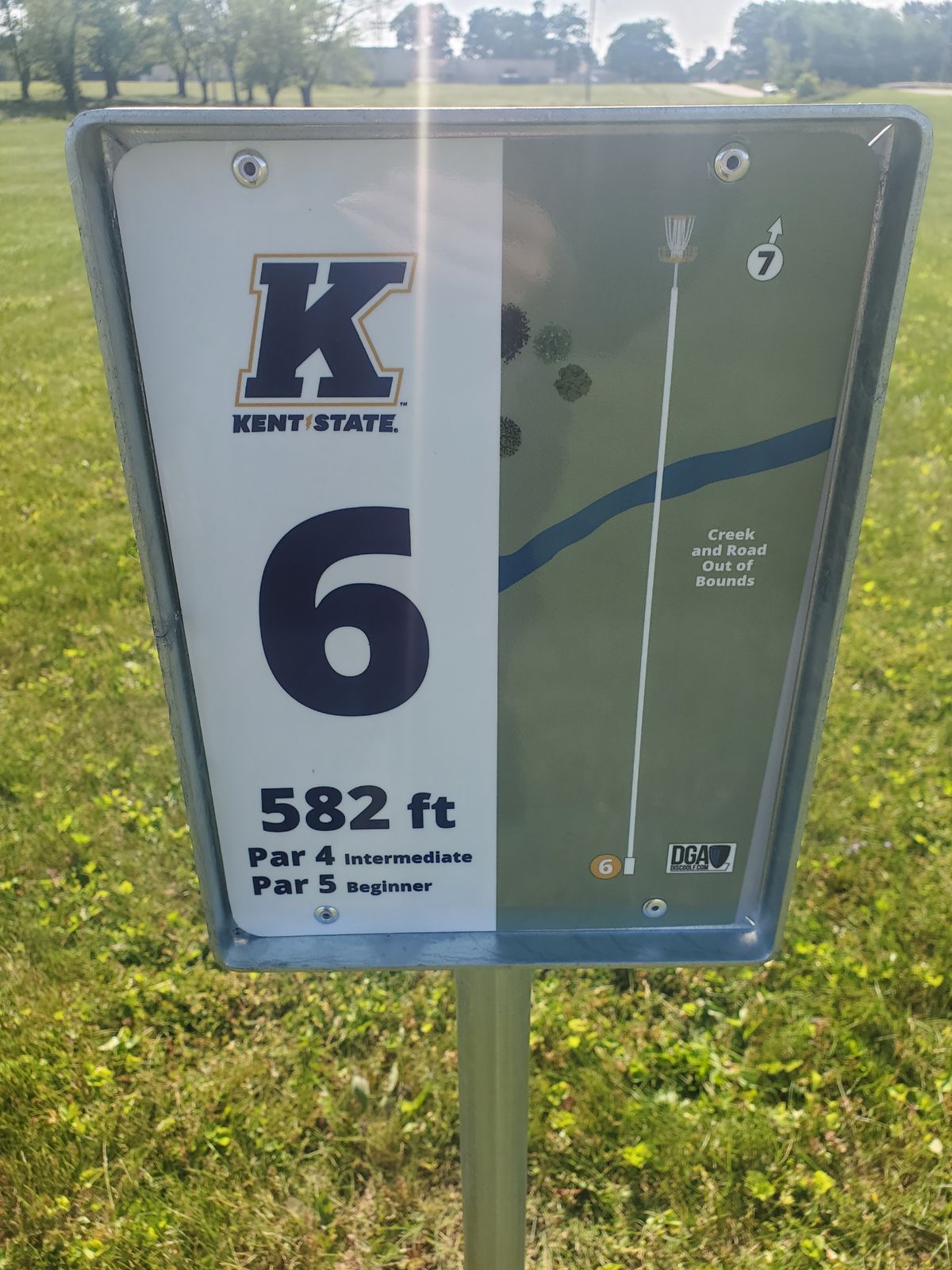 Hole 6 sign