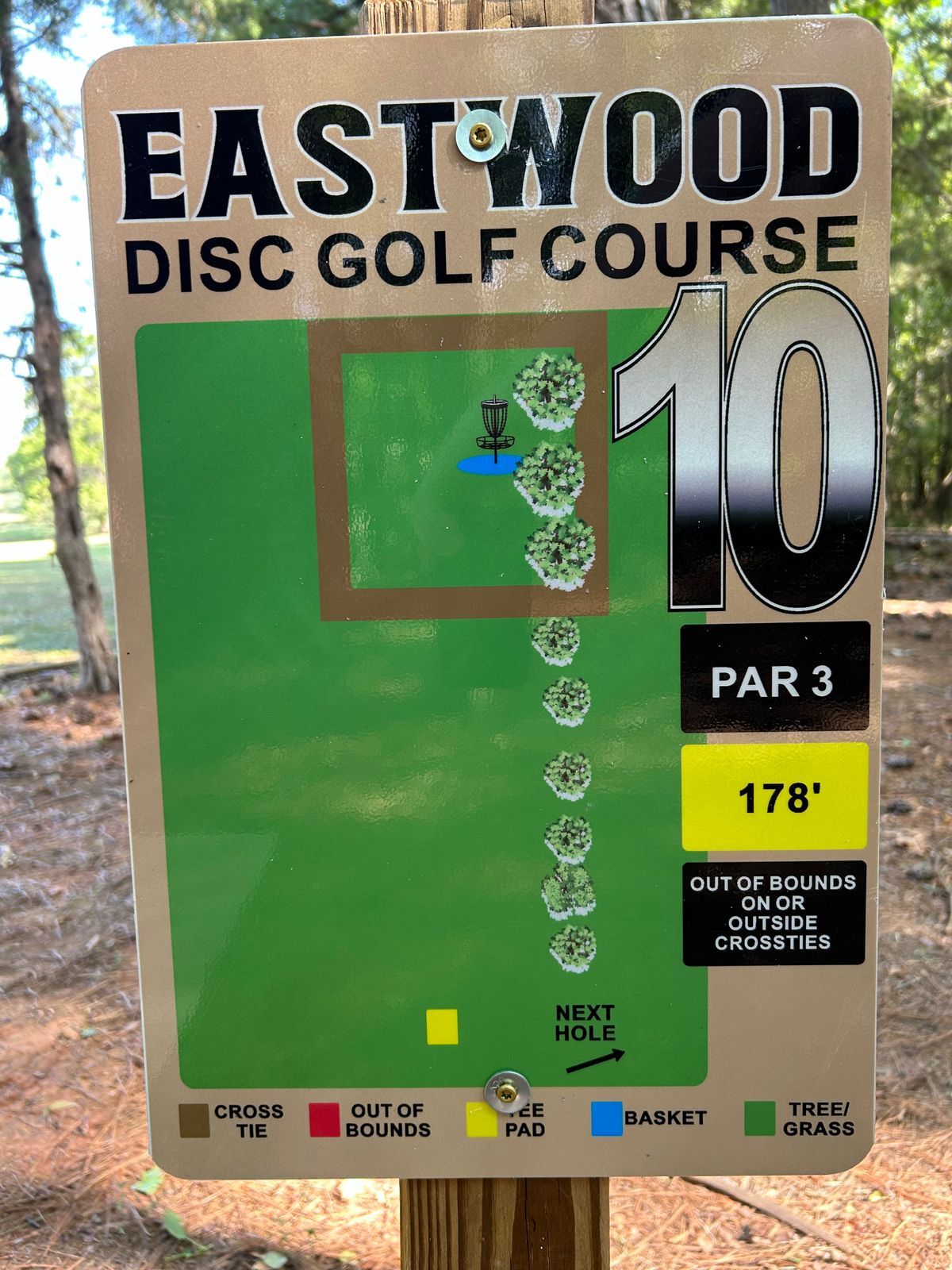 Hole 10 Sign