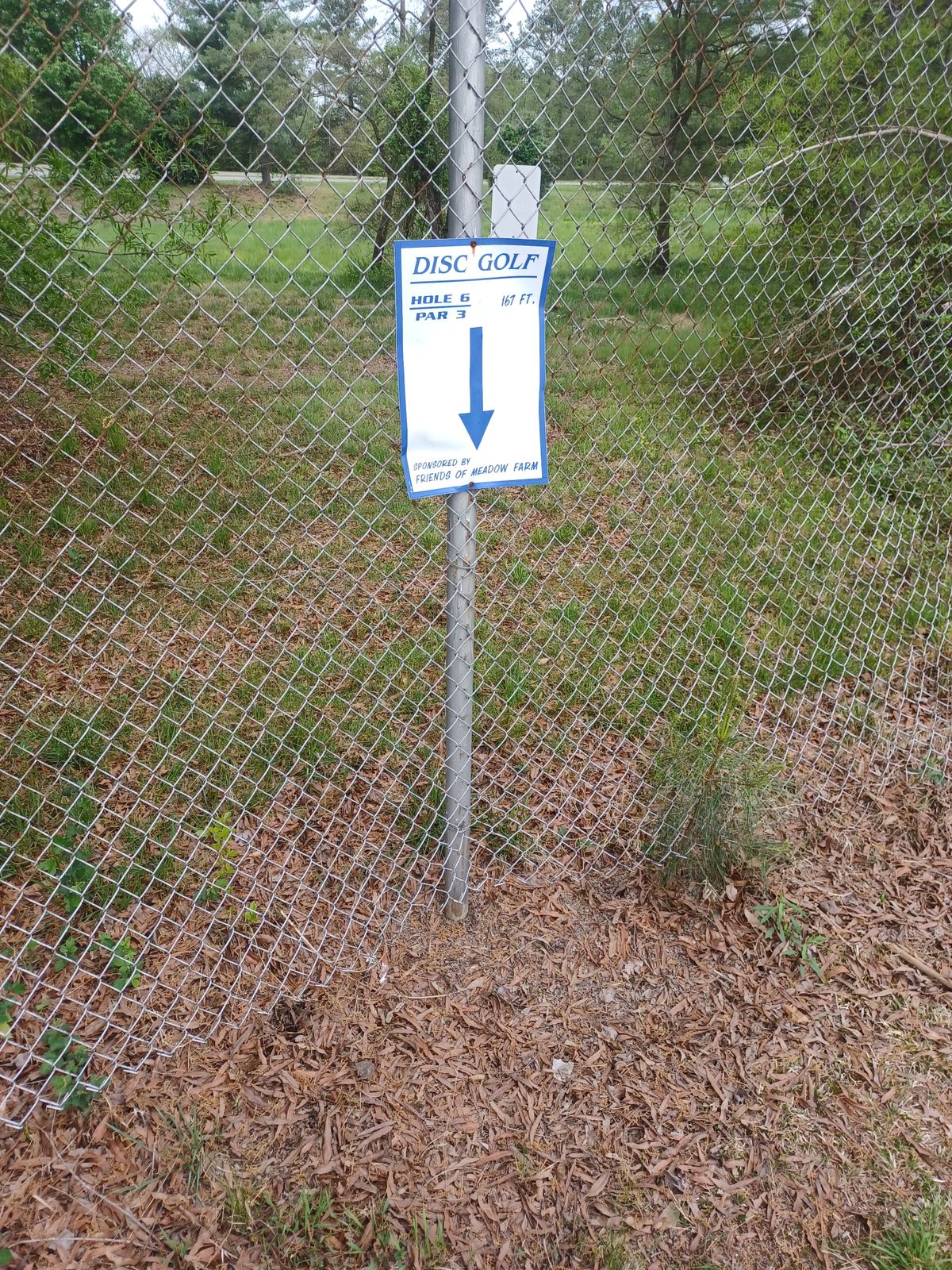 There are a couple of signs that are helpful out here, but for the most part, there could be more
