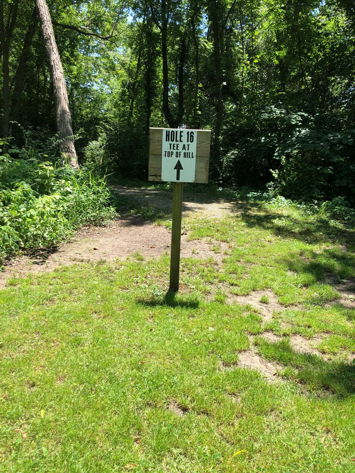 Route to hole 16