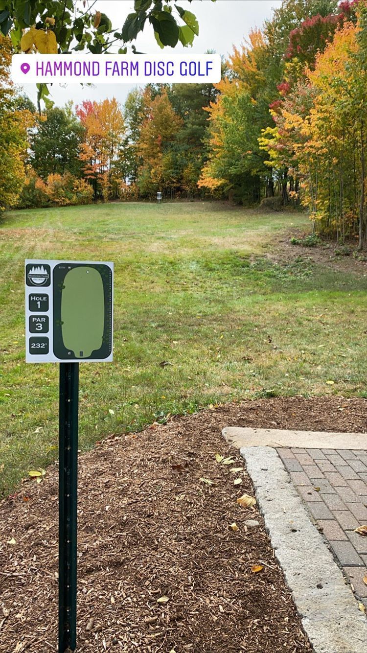 Hole 1 in late September