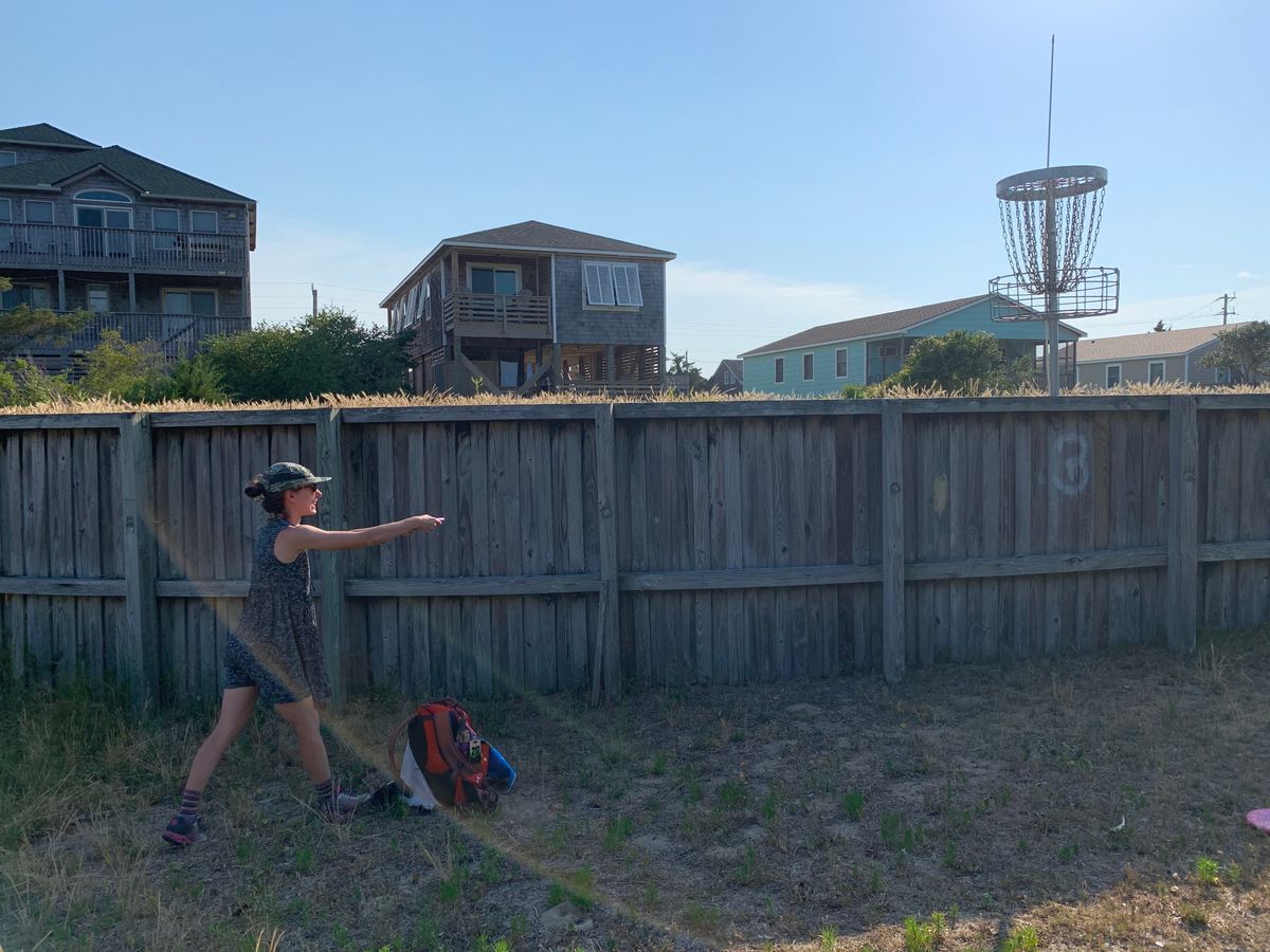 Basket at hole 3.