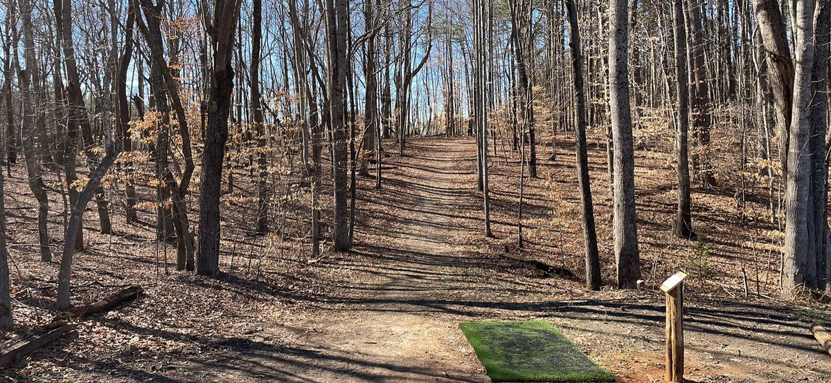 1st red tee looking towards the basket.
