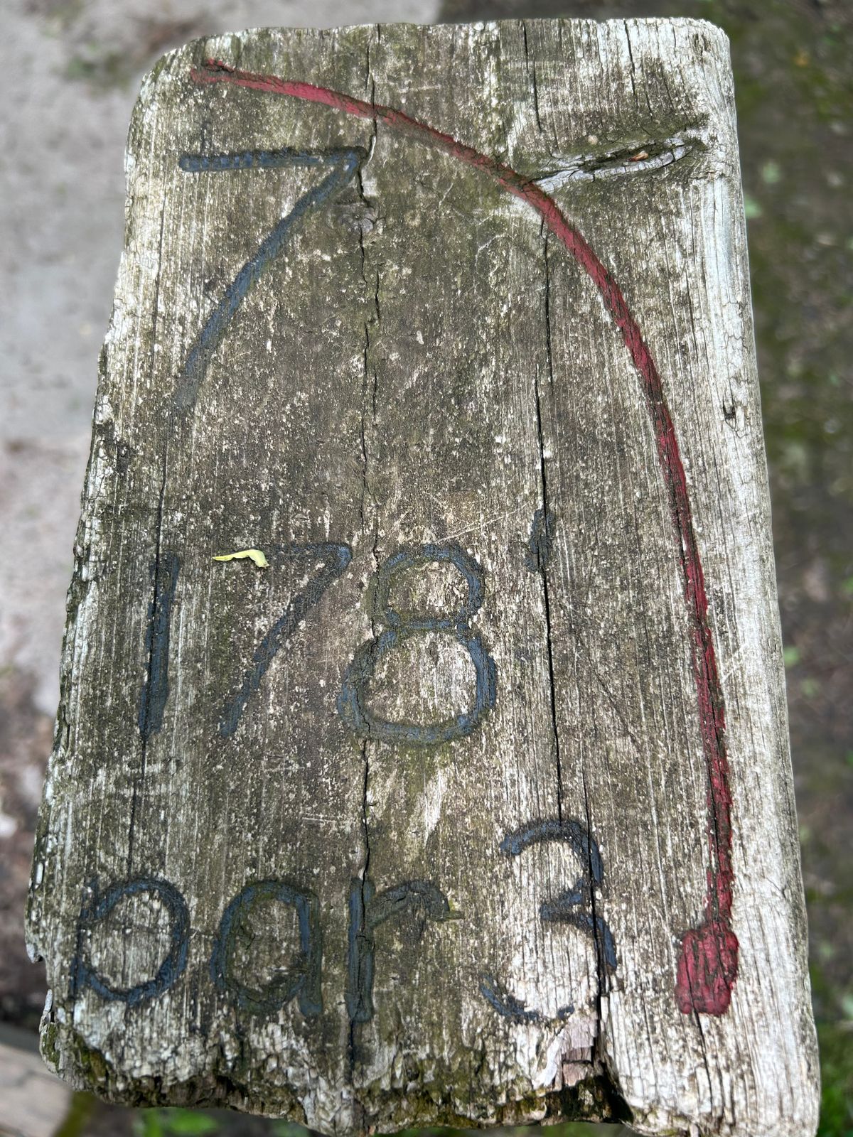Tee sign example - hole 7