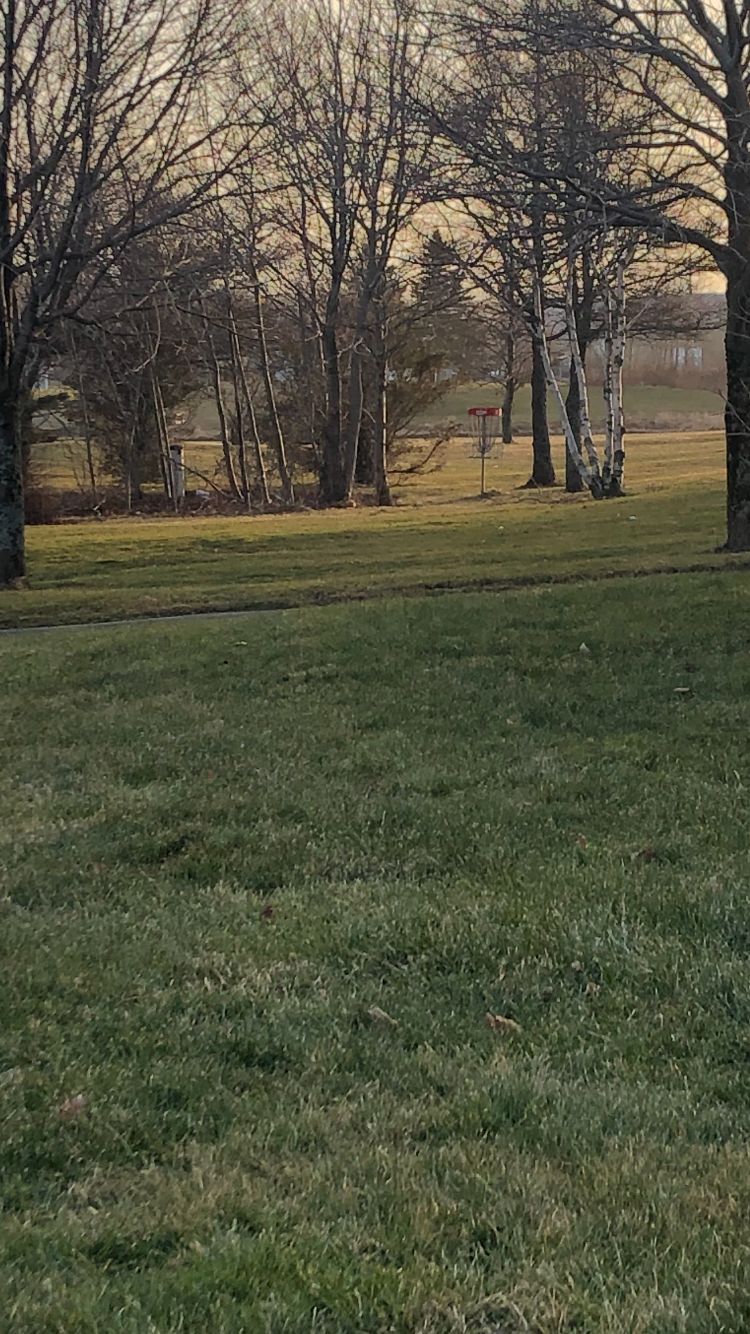 Hole 9 from the tee box